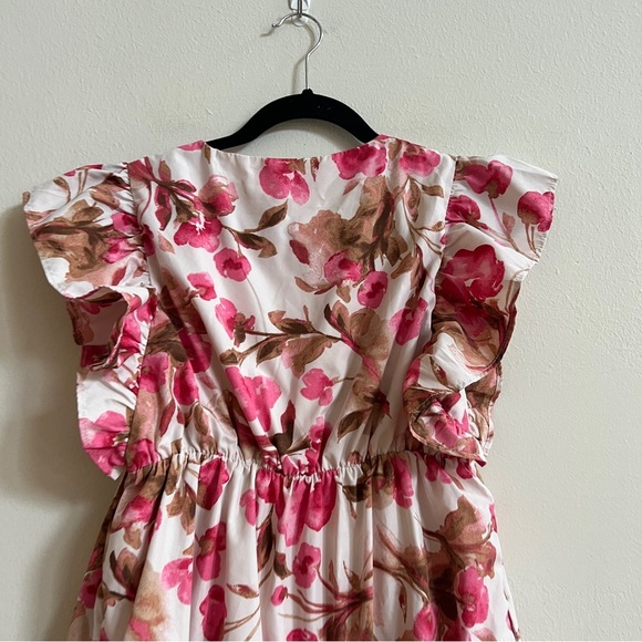 Abercrombie & Fitch Pink Floral Mini Dress - Picture 6 of 6